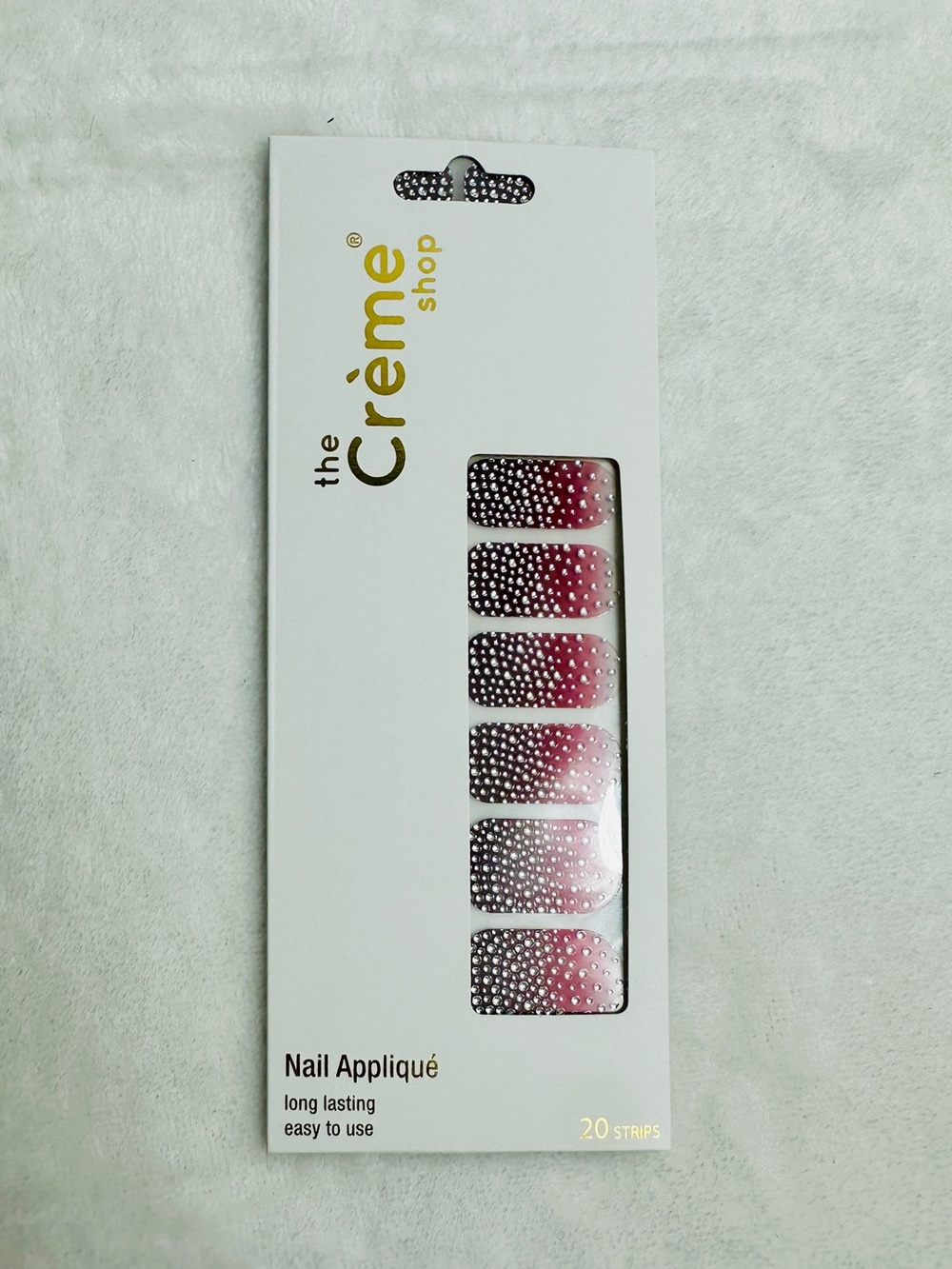 The Crème Shop Nail Appliqué Nail Wraps Polish long-lasting set of 20